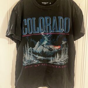 Abercrombie & Fitch Black Graphic T-Shirt